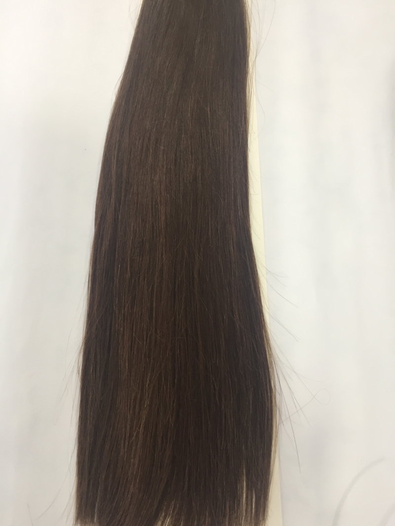 Virgin Peruvian #4 Human Hair I Tip Weft Straight Stick Tip Keratin Hair Extensions  100s YL176